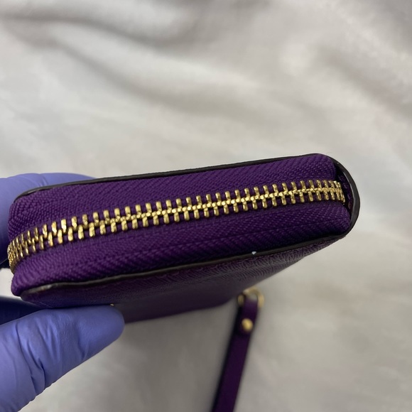 Michael Kors purple wallet, EUC - Picture 5 of 8